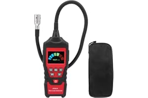 EUJGOOV Pièces D'Analyseur de Gaz de Combustion HT601A Portable LED, Détecteur de Gaz Testeur de Fuite de Gaz Naturel Analyseur de Fuite de Gaz