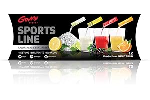 GoMo ENERGY® Isotonic Sport Drinks - Bevanda mista sportiva isotonica | Mineral Mix per l’alta resistenza, forza e durezza │ Ossa forti & Tendini | bevanda energetica | MIXED SPORTS LINE 3x4 porzione