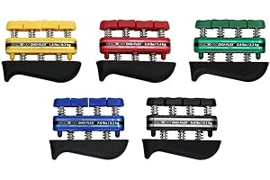 CanDo Handtrainer-Set, Fingergriff-Stärker, Cando Digi-Flex®, 5-teiliges Set (1 pro Schwierigkeitsgrad, sehr leicht bis sehr schwierig)