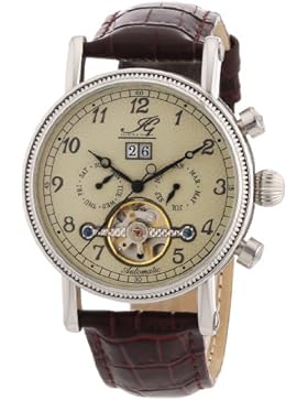 Ingraham Herren-Armbanduhr XL Seville Analog Automatik Leder IG SEVI.1.200102