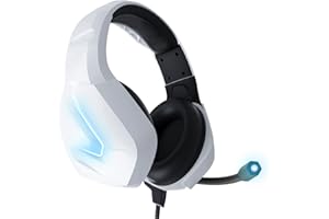 Orzly Auriculares Gaming Compatible con PS5, PS4, PC, Xbox, Nintendo Switch, con microfono, Sonido Premiun RGB Luz LED, cance