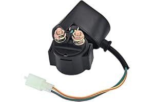 Trkimal Starter Solenoid Relay for 4-Stroke GY6 Engine 50cc 125cc 150cc 200cc 250cc Scooters Go Kart ATV Dirt Bikes Dne Buggys Quad 4 Wheeler Pit Bike Moped Roketa SSR Sunl Coolster Tao tao