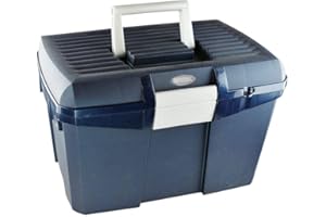 SYMANTEC Norton Unisex Adult 700004 Tack Box - Navy Blue/Grey, 40 x 27.5 x 24.5 cm