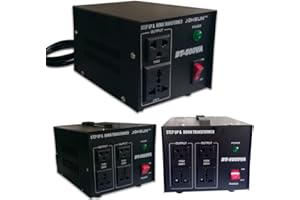 BAZARGAME Transformador de voltaje de 1000 W, 220 V a 110 V, convertidor step-up/down