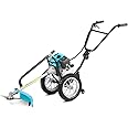 Hillvert HT-HBC-500 Brush Cutter - 51.7 cm³ Petrol Grass Trimmer for Pushing 1.63 kWh