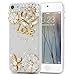 Produktbild SMART LEGEND für iPod Touch 5 / 6 Generation Hülle Glitter Case Hartschale Transparent Schutzhülle Handyhülle Shiny Glanz Sparkle Bling Diamant Strass Tasche Skin Schale Hart PC Hardcase Clear Kristall Handytasche Etui