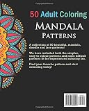 Image de Mandalas: Coloring Books for Adults Featuring 50 Beautiful Mandala, Lace and Doodle Patterns: Volume 8