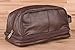 Genuine Leather Dopp Kit Shaving Accessory Toiletry Travel Wash Bag for Men (Vintage Brown)