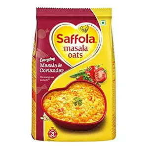 Saffola Masala Oats|Tasty Evening Snack|Masala&Coriander|500g