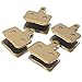 Produktbild Inovey 4 Paar Fahrrad Bike Disc Brake Pads Halb Metall-Keramik Sintern-3