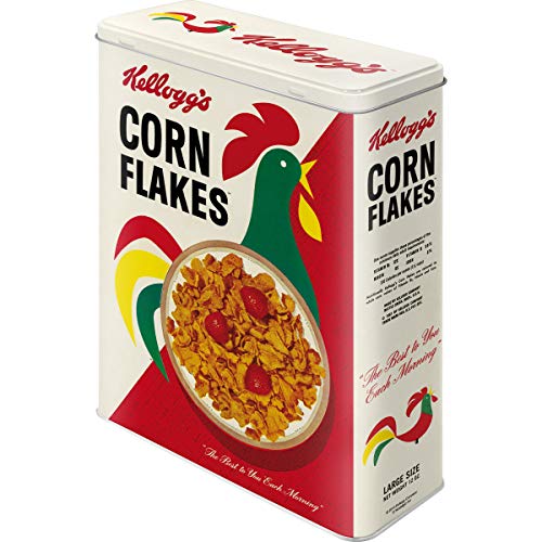 Nostalgic-Art 30313 Caja Metálica de Estilo Retro, Kellogg`s Corn Flakes Cornelius, L