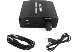 Ieron Preamps Microphone Amplifier Kit Mic sound Amp with 1000x Gain Perfect Accessory Set for Recording Live Sound, and Broadcasting Applications