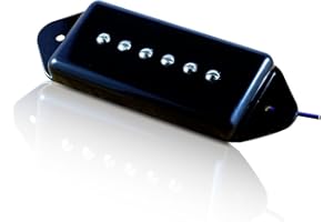 VANSON AlNiCo V P90 Dog Ear Single Coil Pickups, Bridge, Black DE90 (Bridge)