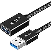 LivX Rope 5Gbps Fast Data Transfer USB 3.0 Male Female Extension Cable Rope Braided (2 Meters)