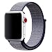 Produktbild 42mm Smart-Uhrenarmband-Woven Nylon Sport Loop-Band-Armband-Ersatzarmband für iWatch Apple Watch Serie 3, Serie 2, Reihe 1 (Lake Blue) 1PC