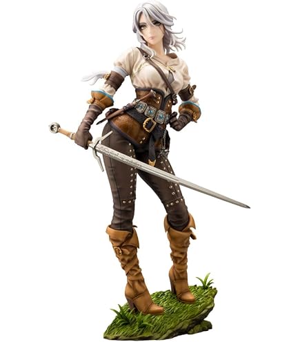 Statua The Witcher - Ciri Stagione 2 Di Dark Horse - 22 Cm In Acrilico Dipinta A Mano