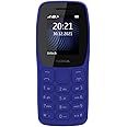 Nokia 105 Classic | Single SIM Keypad Phone with Built-in UPI Payments, Long-Lasting Battery, Wireless FM Radio, Charger in-Box | Blue