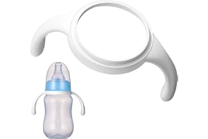 Babyflaskhandtag | Silicone Baby Bottle Holder | Hållbar omvårdnadsflaskhandtag Wide Neck Compatible Baby Bottle Handle Armerad glasflaskkompatibel nyfödd Småbarnsjuksköterska Support Tillbehör Använd