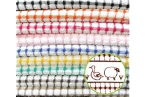 Musbury Pack of 6 Tunstead Farm Estate Animal Collection 100% Cotton Terry Tea Towels - Black