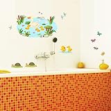 Decowall DW-1403 Feld mit Tieren Wandsticker Wandaufkleber Wandtattoo Kinderzimmer - 7