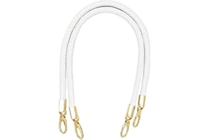 Asudaro 1 Paar Taschenhenkel Pu Leder Taschengriffe Kette Schultergurt Handschlaufe Schulterriemen Riemen Ersatz Gürtel für Einkaufstasche Shopper Tote Handtasche Taschenzubehör 60cm