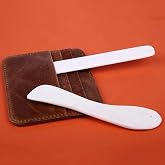 El Aleti Deri Hobi Yardımcı &Uuml;r&uuml;n Plastik Kemik 2 li Set, Deri Yapıştırma, Deri El İşi