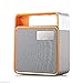 Produktbild HEDDK Gute Qualität Uhr Wecker FM Bluetooth HiFi Lautsprecher Portable Wireless Player mit LED-LCD, Yellow