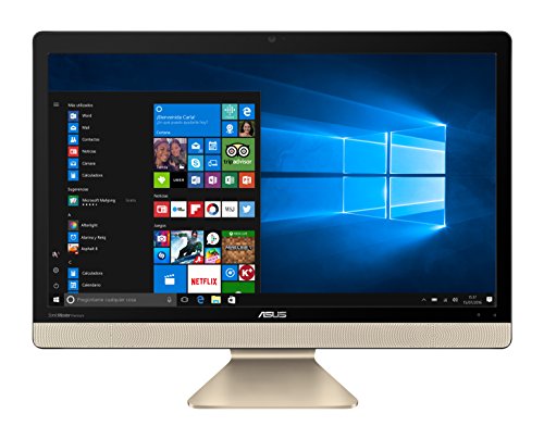 ASUS v221icgk-ba030t All in One Desktop-PC (Intel Core i3 – 7100u, 8 GB RAM, 1 TB HDD, NVIDIA GeForce 930 MX, Original Windows 10), Schwarz – QWERTY Tastatur Spanisch