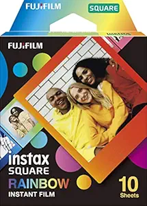 Fujifilm Instax Square Rainbow Film- 10 Exposures