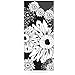 Produktbild Kess InHouse Kess eigene le1006awr03 Laura Escalante Midnight Florals Schwarze Sonnenblumenkerne Luxe Rechteck Panel, 61 x 91,4 cm