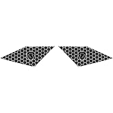 Graficar Design Peugeot 2008 ile Uyumlu Kelebek Cam Sticker Set Aslan, Logolu