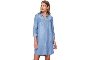 VERO MODA Female Jeanskleid VMSIGGA Kurzes Kleid