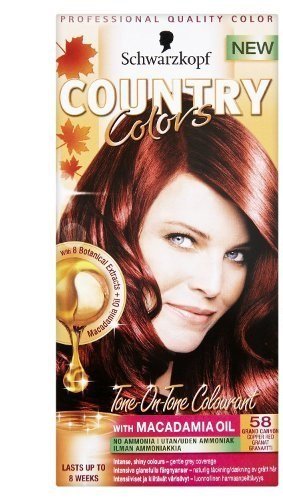 Schwarzkopf Country Colour, Grand Canyon Number 58 - Pack of 3