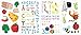 RoomMates Repositionable Childrens Wall Stickers Education Station