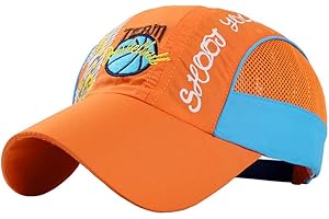 ACMEDE Casquette de Baseball pour Enfant Respirante pour Garçon Légère d'été Séchage Rapide Adjustable Trucker Cap pour Garçon Fille Tour de Tête 51-54cm