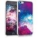 Produktbild kwmobile Hülle für Apple iPhone 6/6S - TPU Silikon Backcover Case Handy Schutzhülle - Cover klar Space Design Mehrfarbig Pink Schwarz