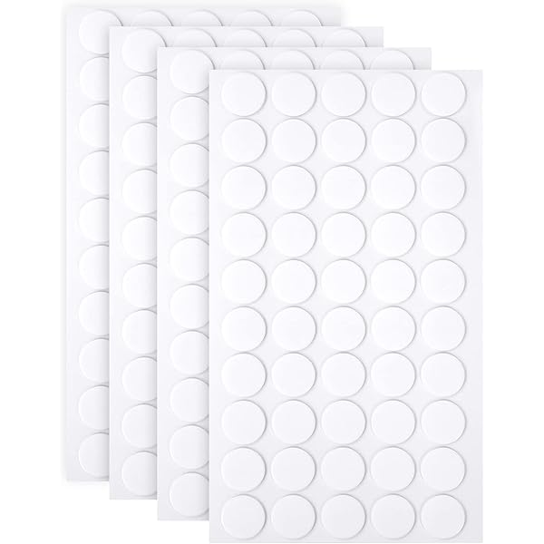 Tondini Adesivi Biadesivi 200 Coppie - Punti Autoadesivi 10/15/20 Mm - Foto 10