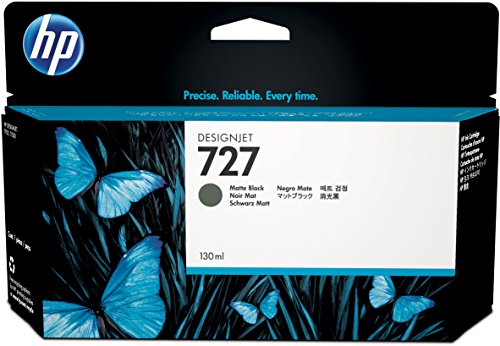 HP 727 Mattschwarz Designjet Tintenpatrone, 130ml
