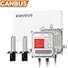 Produktbild KOYOSO Canbus Xenon H7 Lampen Hid Umbausatz 55W Xenonscheinwerfer Super Decoder Vorschaltgeräte Schnelles Helles Fahrzeug Außenlampen Scheinwerfer-Komplettsets 5000K