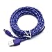 Produktbild CICIYONER USB Typ C Kabel USB 2.0 zu USB Typ C 3M/10FT Schnelllade- und Sync-Datenkabel (3M, Lila)