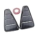 Produktbild MagiDeal 1 Paar Seitenfenster Louver Dreiecksfenster Lamellen Scoop Vent Cover Abdeckung passen Ford Mustang 2005-2014 - Kohlefaser