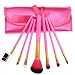 Makeup Brushes 7pcs/set+1pc Cosmetic Holder, Transer® Girls Makeup Brush Set Women Professional Made-up Brush for Girls Cosmetic Toiletries Kits Cosmetics Tools Case/ Box (Hot Pink)