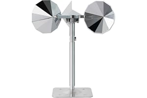 OFFO Bird Deterrent Reflective Spinning Device, Bird Scarer Keep Seagull Pigeon Woodpeckers and Other Birds Away for Outdoor Use Roofs Gardens