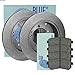 Produktbild BLUE PRINT BREMSSCHEIBEN Ø262 mm + BREMSBELÄGE SET HINTEN
