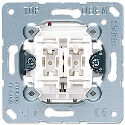 Jung 535U Mécanisme bouton poussoir double 10 AX / 250 V ~ Double à fermeture