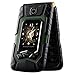 Produktbild QHJ Dual Sim Outdoor Handy(1500mAh),1,8 Zoll Display,IP68 Wasserdicht,Stoßfest, Rugged Handy Ohne Vertrag mit Lautem Lautsprecher und Fahrradlicht TV-Empfang,Mp3/Mp4,One Key Anruf Antwort (Grün)