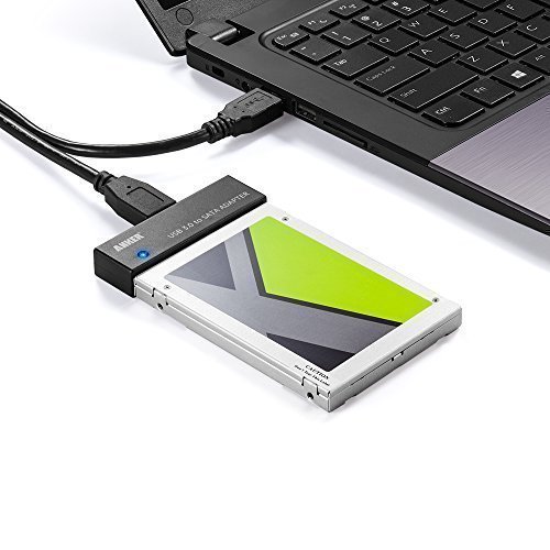 Anker USB 3.0 auf SATA Adapter / Konverter Kabel UASP für 2.5 Zoll Festplatten Laufwerke HDD SSD [Netzteil nicht im Lieferumfang] - 2
