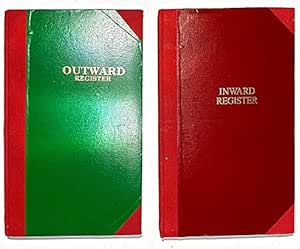SKY GLORIOUS Inward Outward Register - 70 GSM (Inward/Outward Combo ...