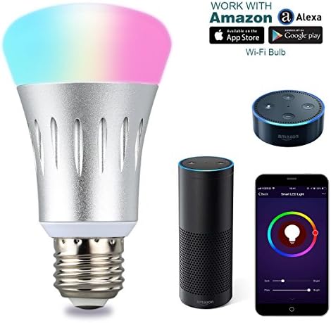 Lampwin Smart Wifi Light Bulb 7W Dimmable Night Light Wireless Remote Control By Smartphone