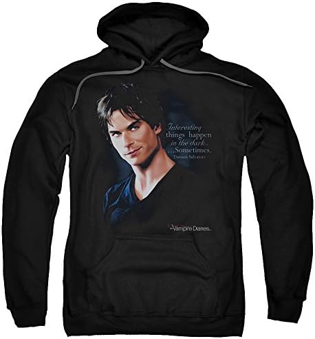 The Vampire Diaries Sometimes Mens Pullover Hoodie Black 3X